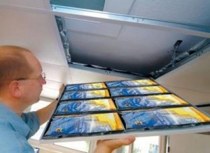 Un exemple de système incluant des panneaux MPC pour gérer la température